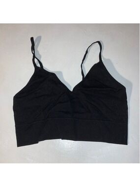 Women's Wishlist Black Bralette L